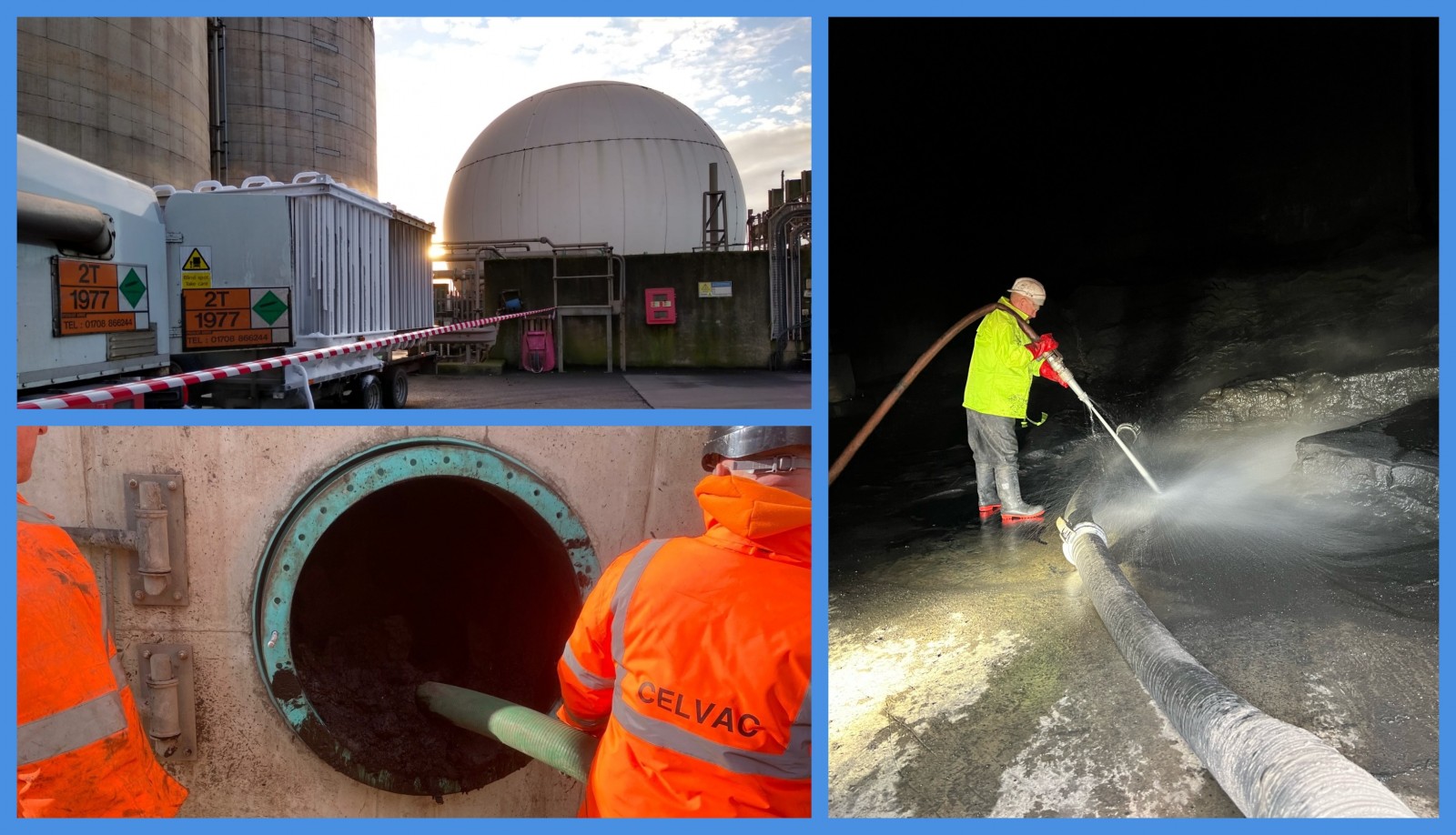 Afan WwTW, Digester Degrit and Tank Inspection
